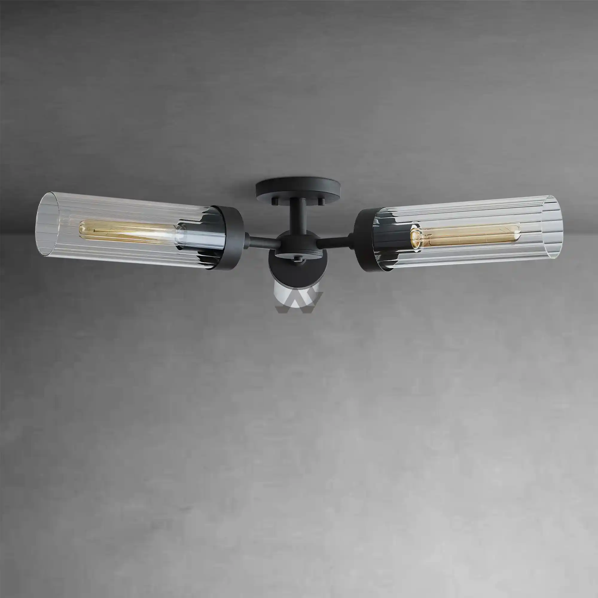 Andreas 3-Light Flushmount Ceiling Lamp - Image 9