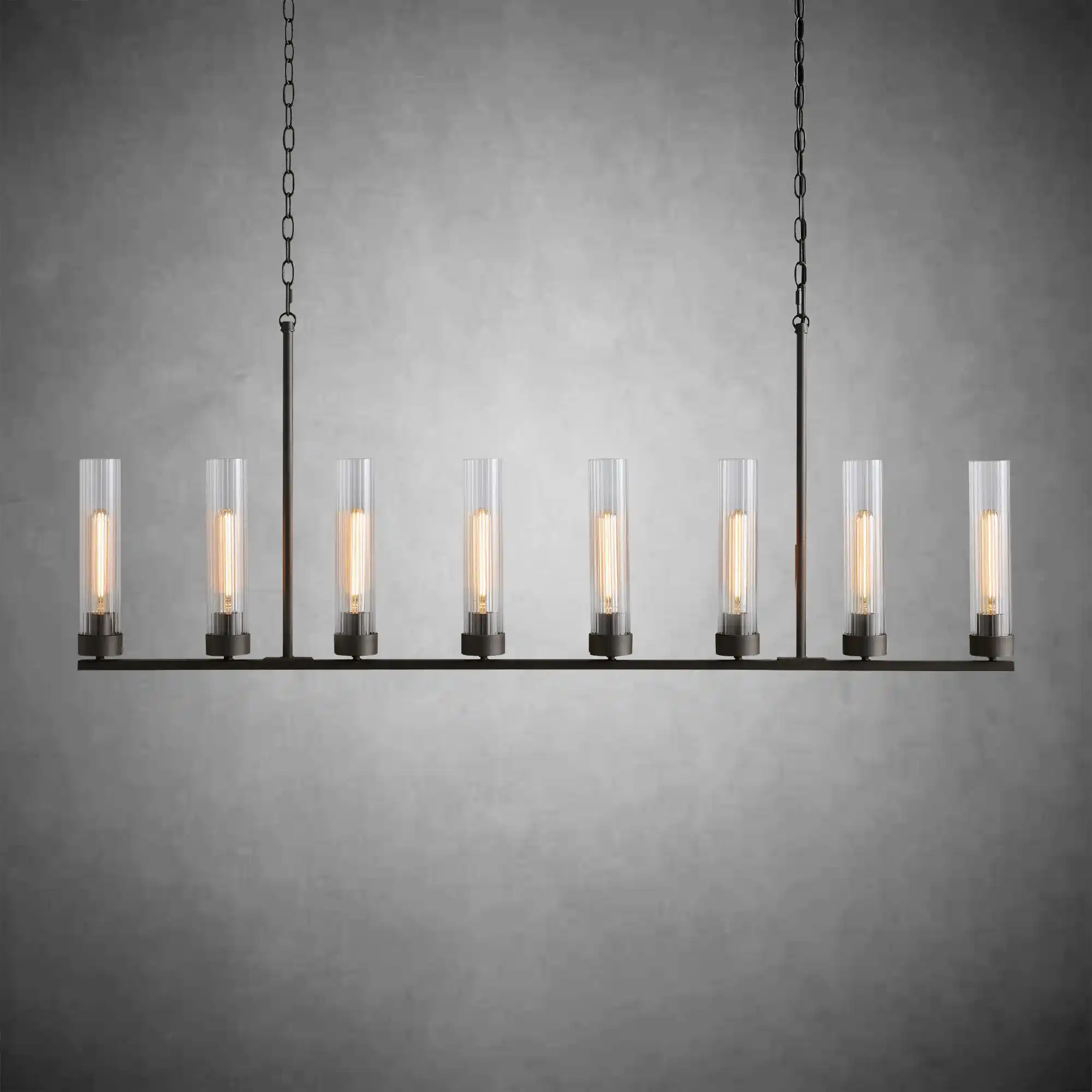 Andreas Glass Linear Chandelier Lighting - Image 13