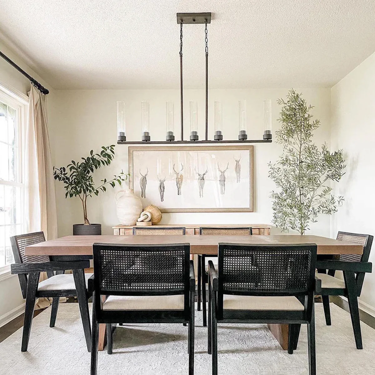 Andreas Glass Linear Chandelier Lighting - Image 18