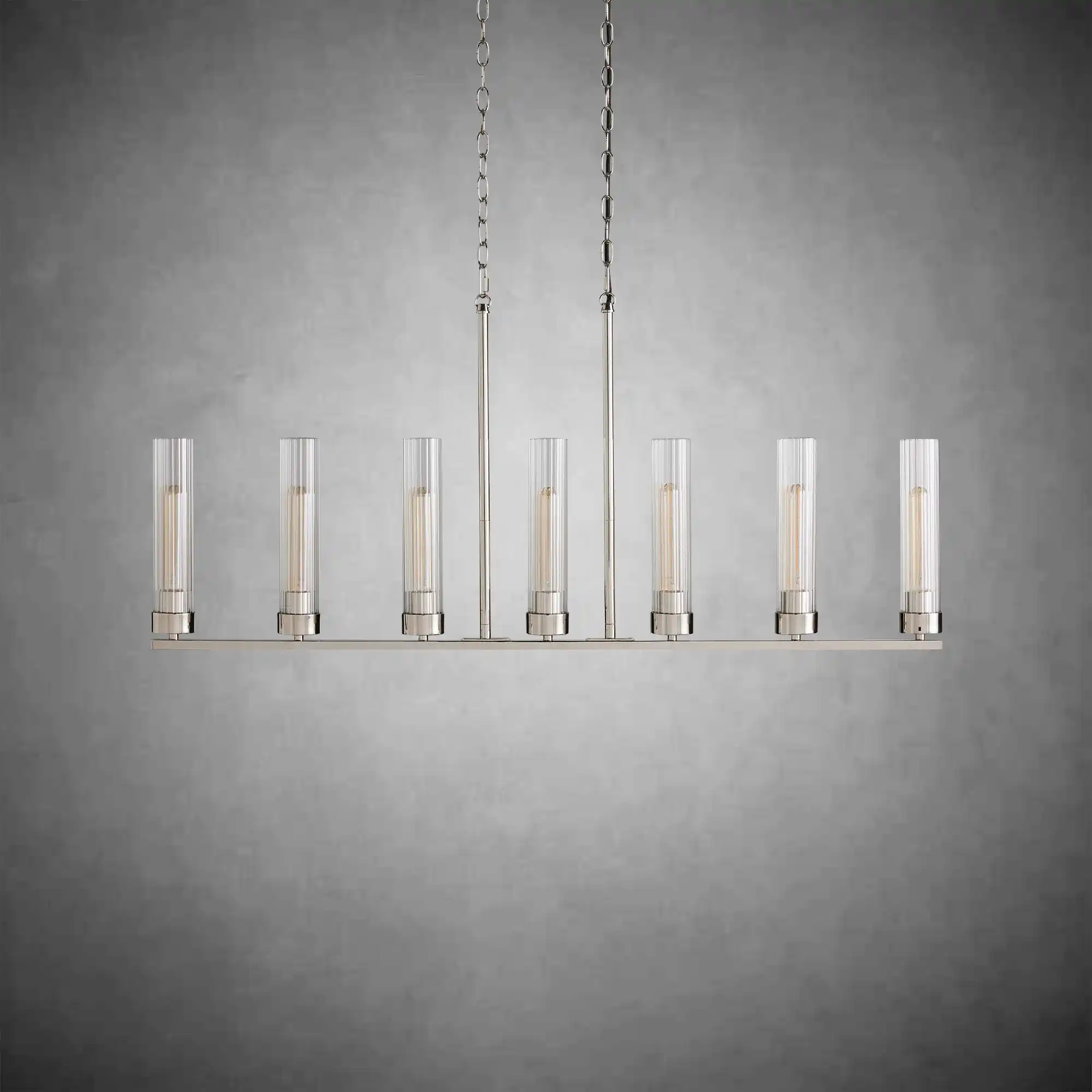 Andreas Glass Linear Chandelier Lighting - Image 20