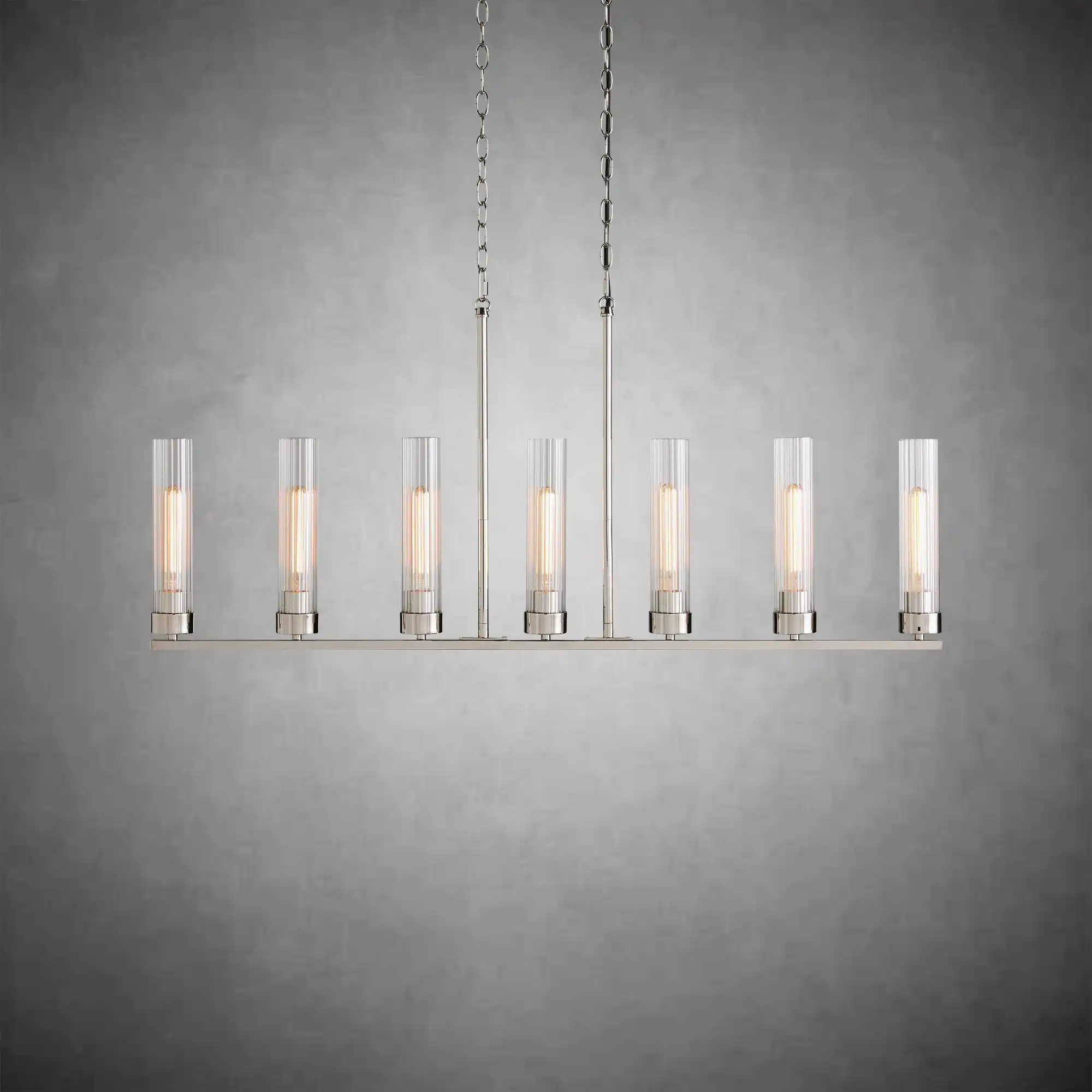 Andreas Glass Linear Chandelier Lighting - Image 22