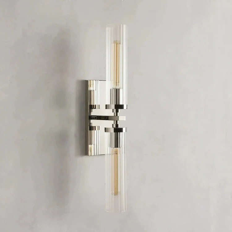 Andreas Glass Modern Wall Lamp 2 Light - Image 3