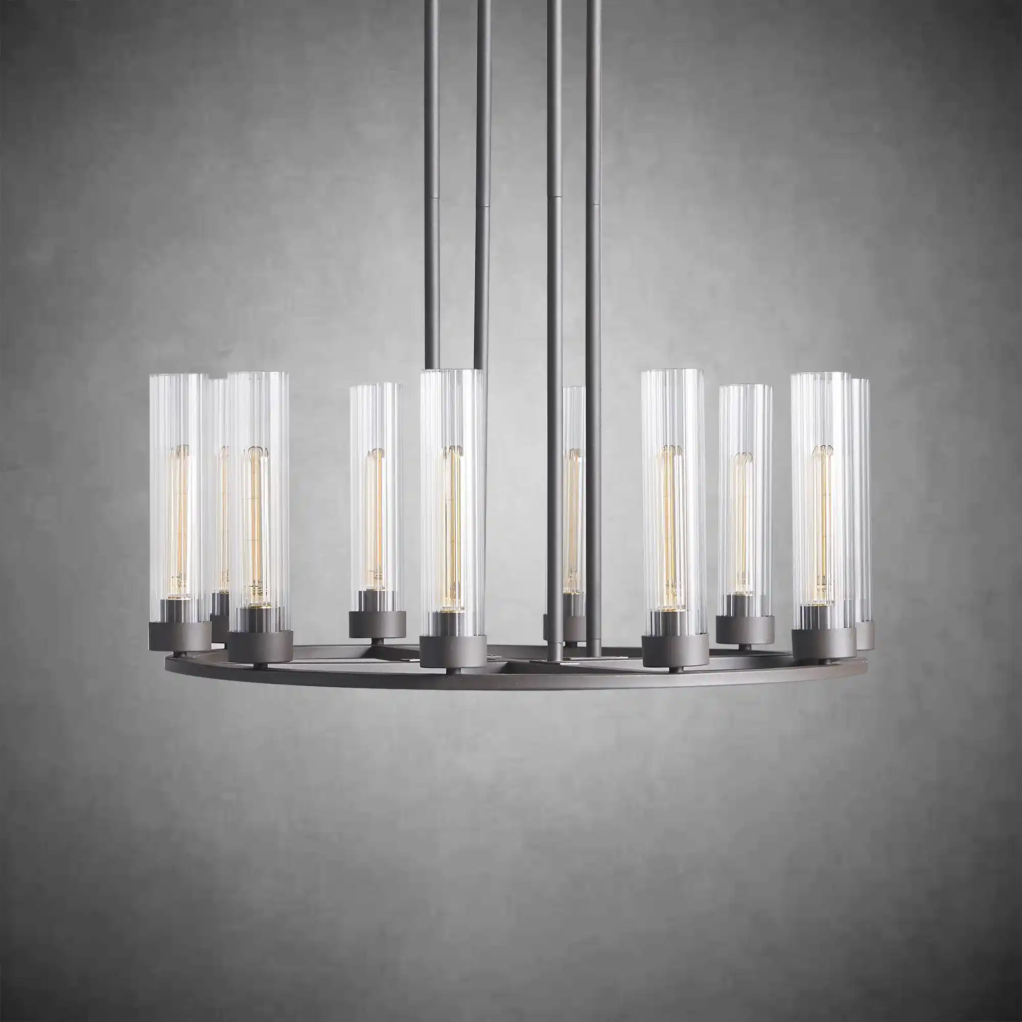 Andreas Round Glass Chandelier - Image 3