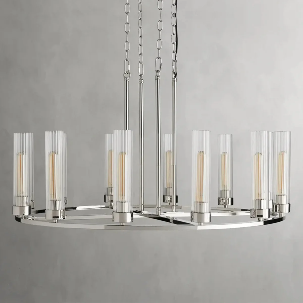 Andreas Round Glass Chandelier 30"W 40"W - Image 21