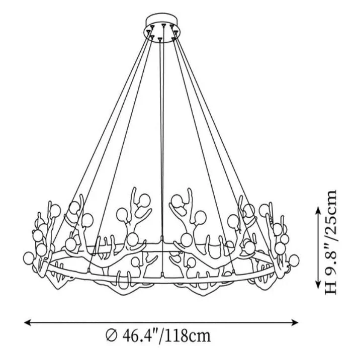 Antler Shape Chandelier - Image 10