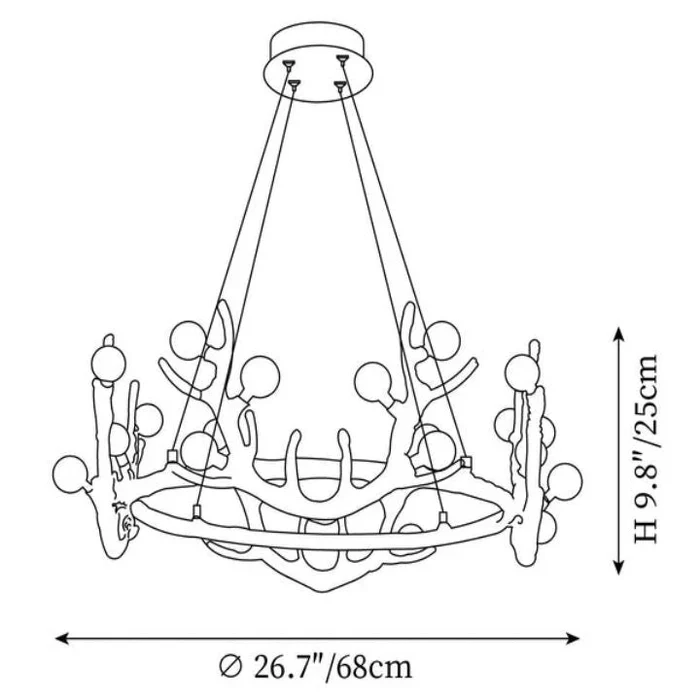 Antler Shape Chandelier - Image 11