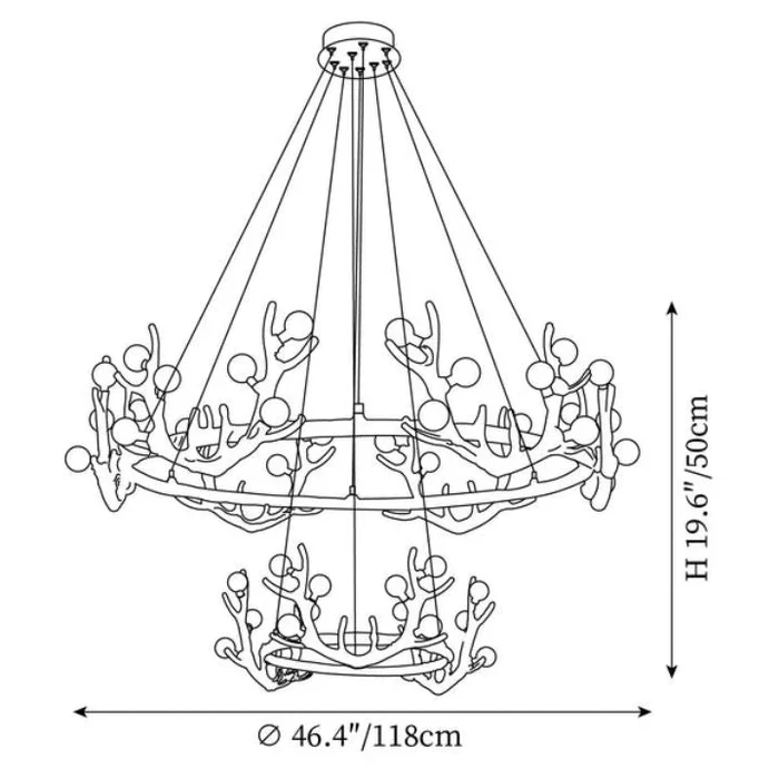 Antler Shape Chandelier - Image 12