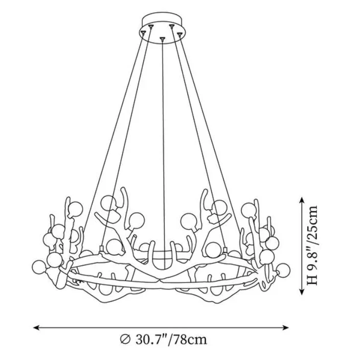 Antler Shape Chandelier - Image 13