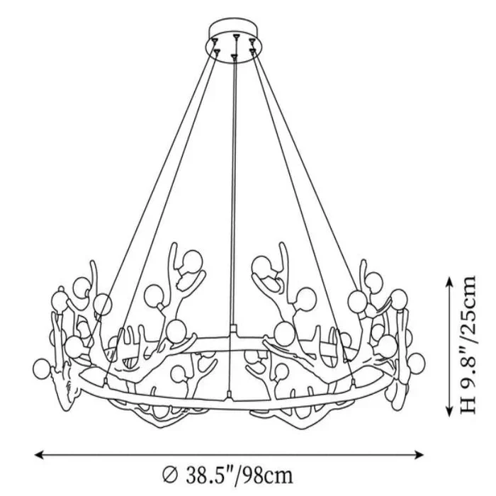 Antler Shape Chandelier - Image 14
