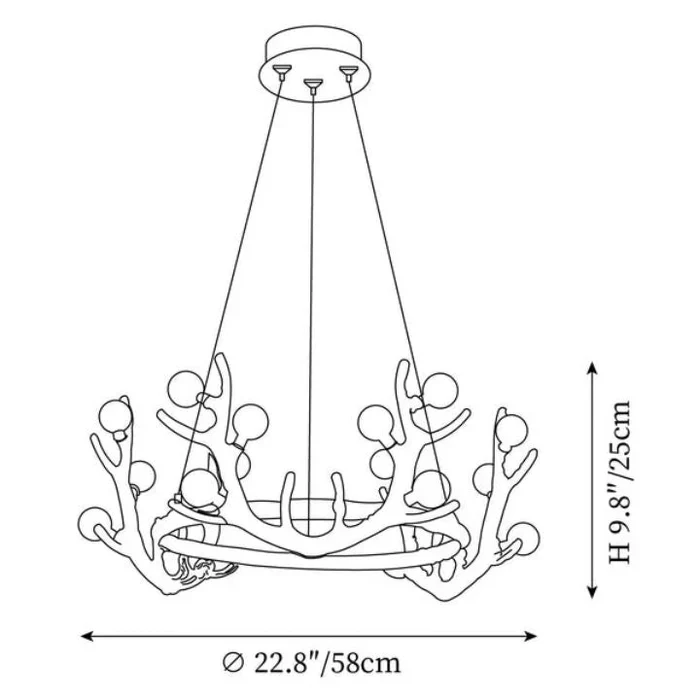 Antler Shape Chandelier - Image 15