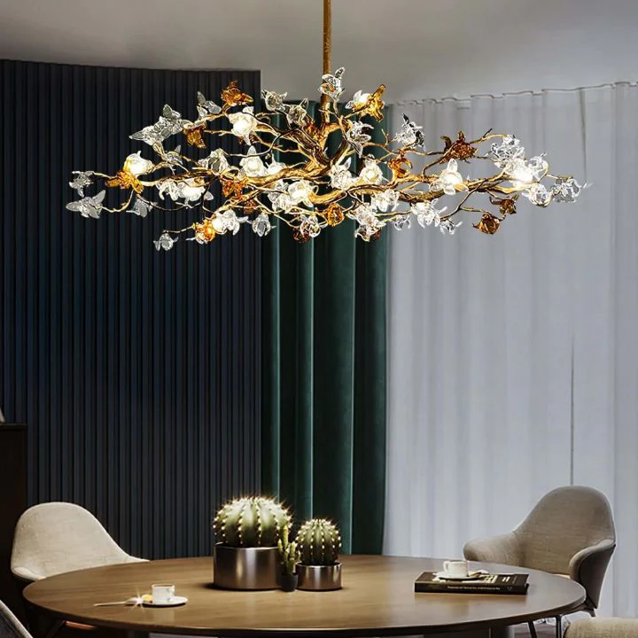 Aosta Brass Branch Chandelier - Image 2