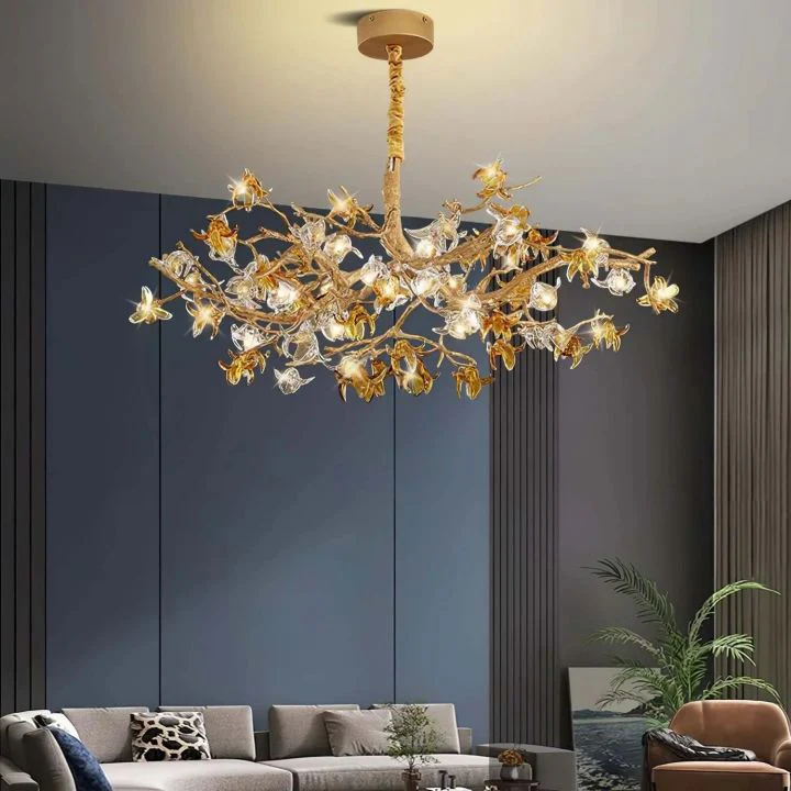Aosta Brass Branch Chandelier - Image 5