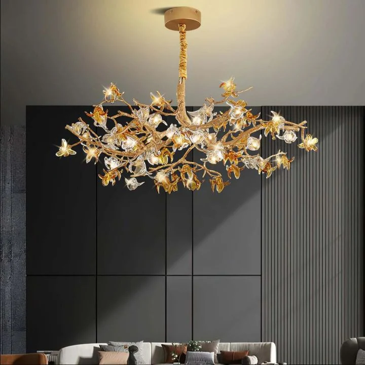 Aosta Brass Branch Chandelier - Image 6