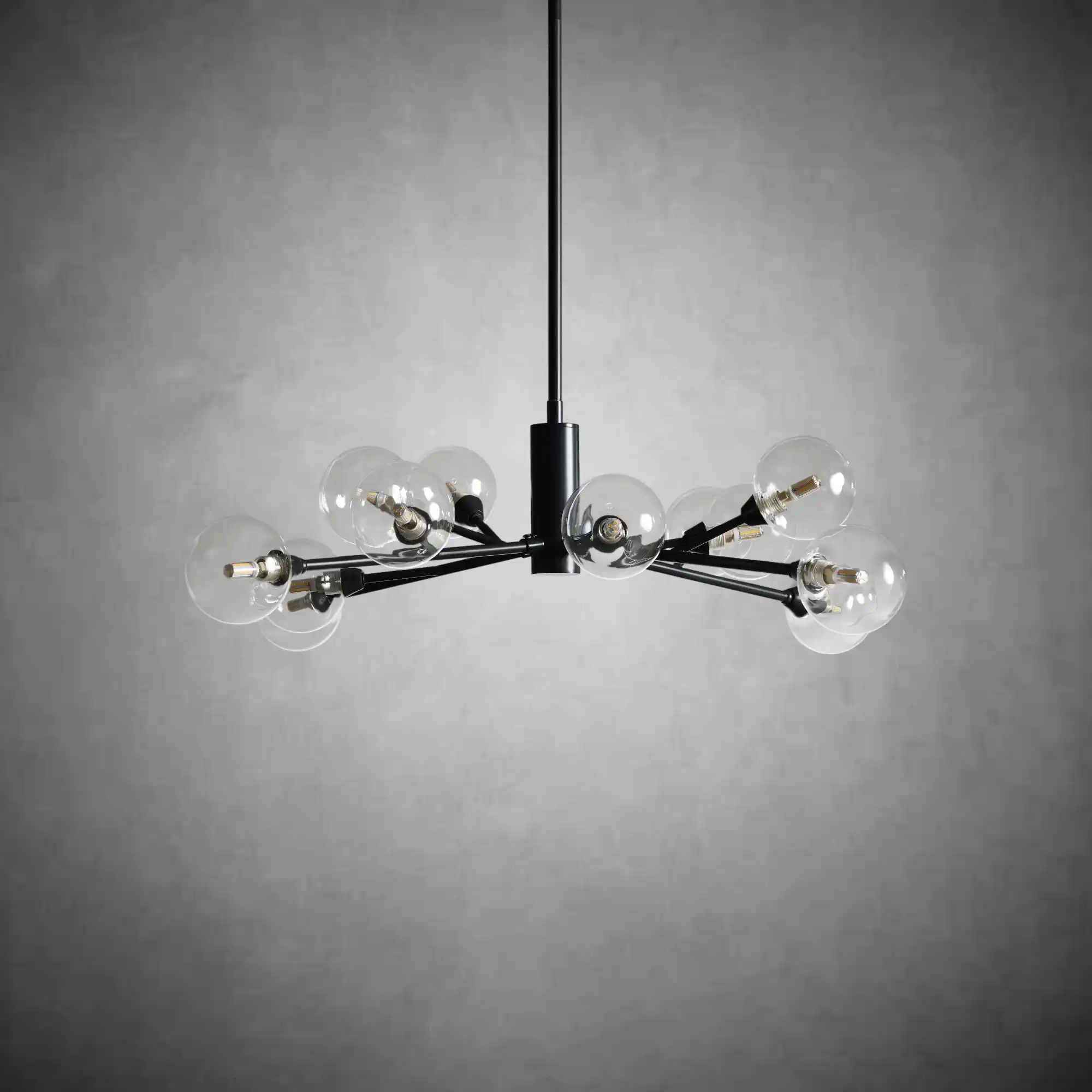 Apollo Round Chandelier 36''47''59'' - Image 5