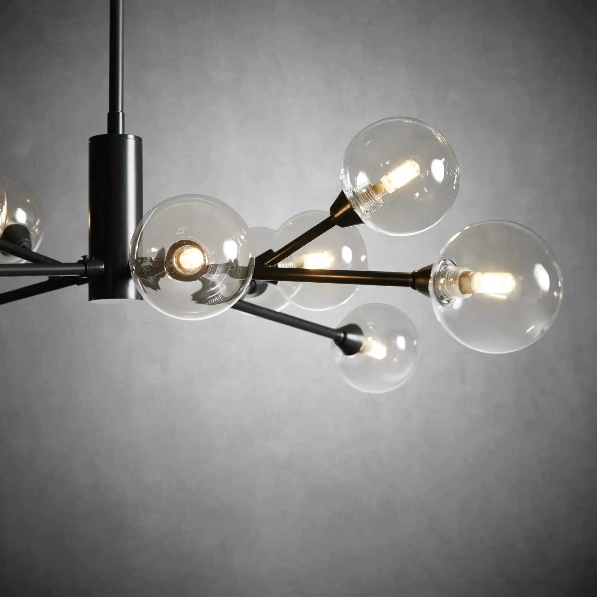 Apollo Round Chandelier 36''47''59'' - Image 6