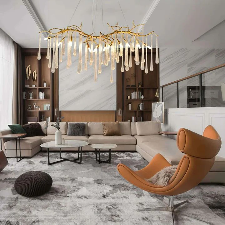 Aqua Makrama Branch Chandeliers - Image 10