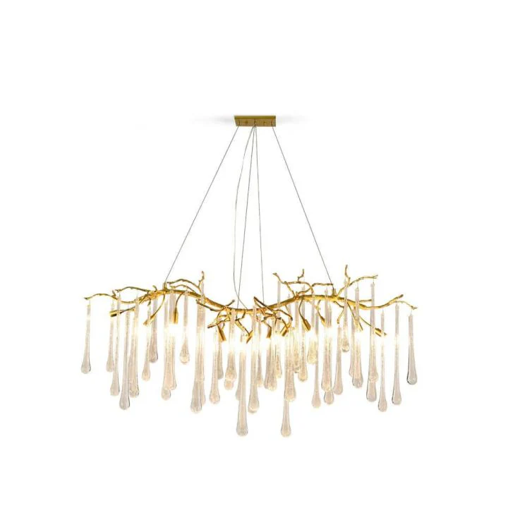 Aqua Makrama Branch Chandeliers - Image 3