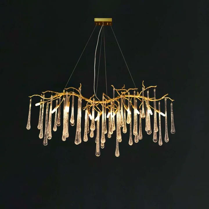 Aqua Makrama Branch Chandeliers - Image 4