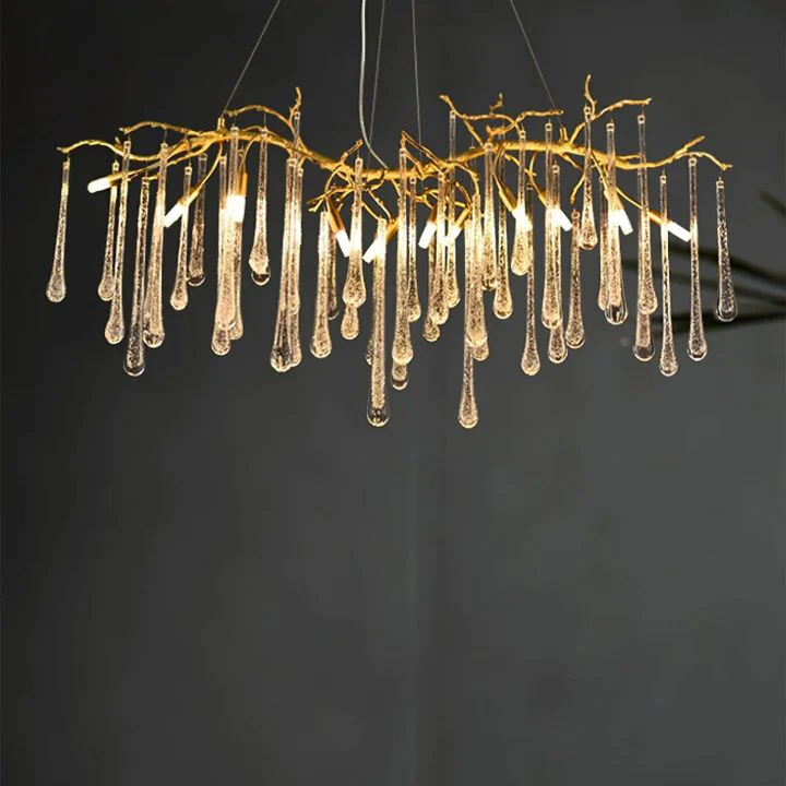 Aqua Makrama Branch Chandeliers - Image 5