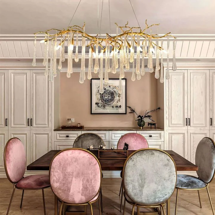 Aqua Makrama Branch Chandeliers - Image 9