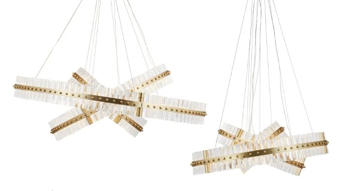 Aquinox 3-Tier Round Crystal Ring LED Chandelier - Image 6