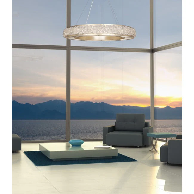 Citrine Halo Crystal Chandelier - Image 2