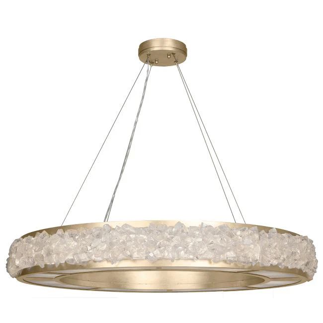 Citrine Halo Crystal Chandelier - Image 3
