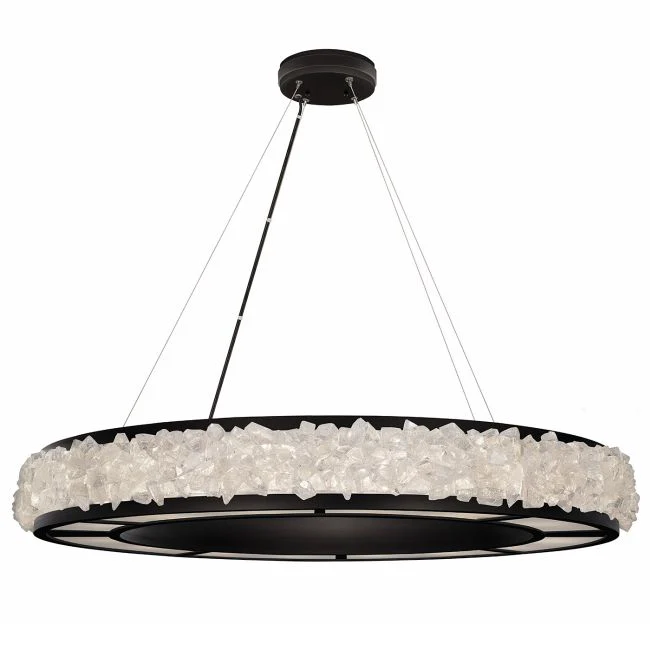 Citrine Halo Crystal Chandelier - Image 4