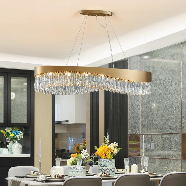 Arian Oval Crystal Chandelier - Image 3