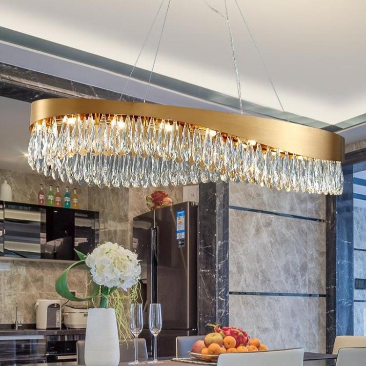 Arian Oval Crystal Chandelier - Image 4