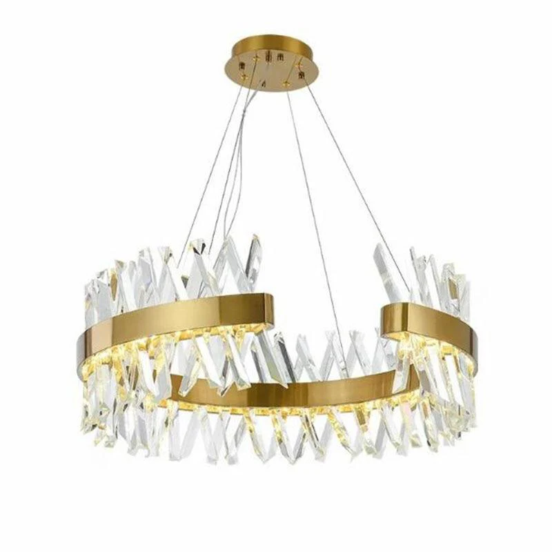 Arsenio Open Round Crystal Chandelier - Image 2