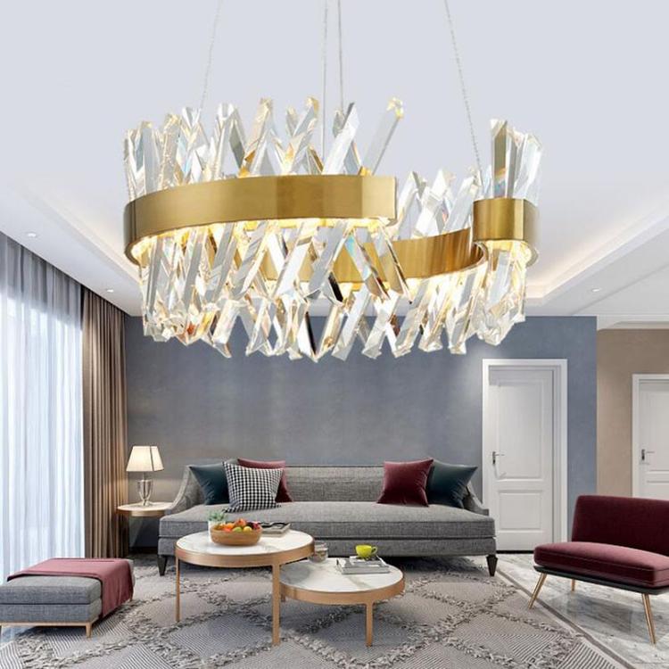 Arsenio Open Round Crystal Chandelier - Image 3