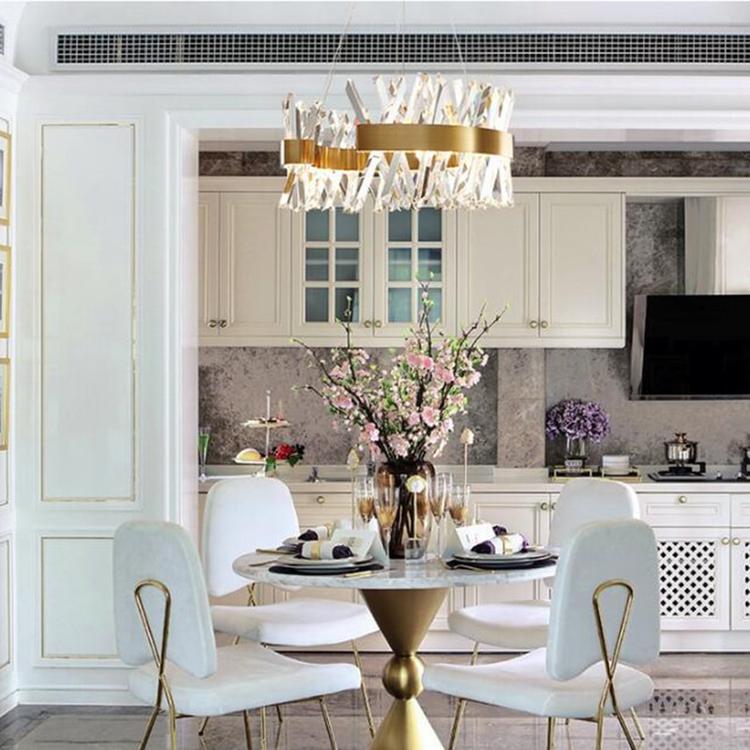 Arsenio Open Round Crystal Chandelier - Image 4
