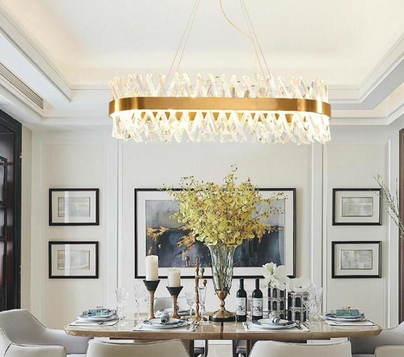 Arsenio Oval Crystal Chandelier - Image 3