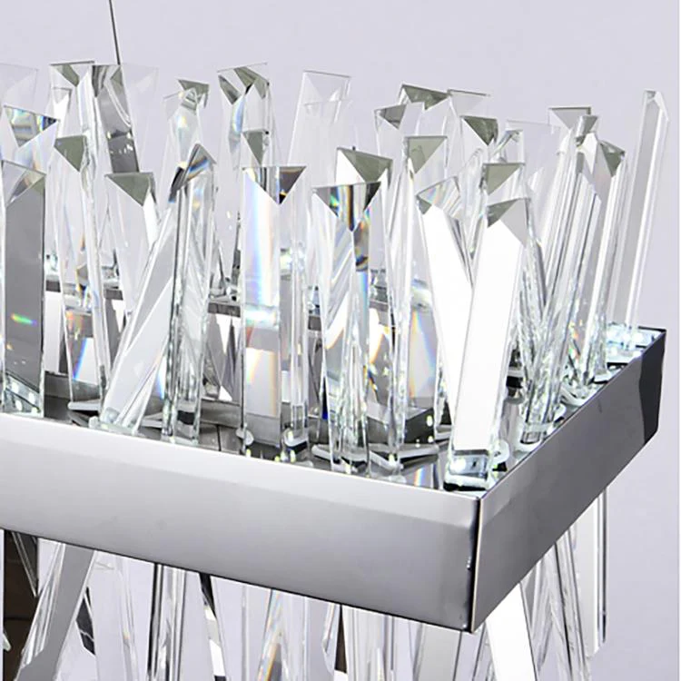 Arseni Crystal Rectangular Chandelier 43.3" - Image 6