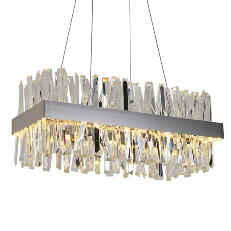 Arsenio Rectangular Crystal Chandelier - Image 5