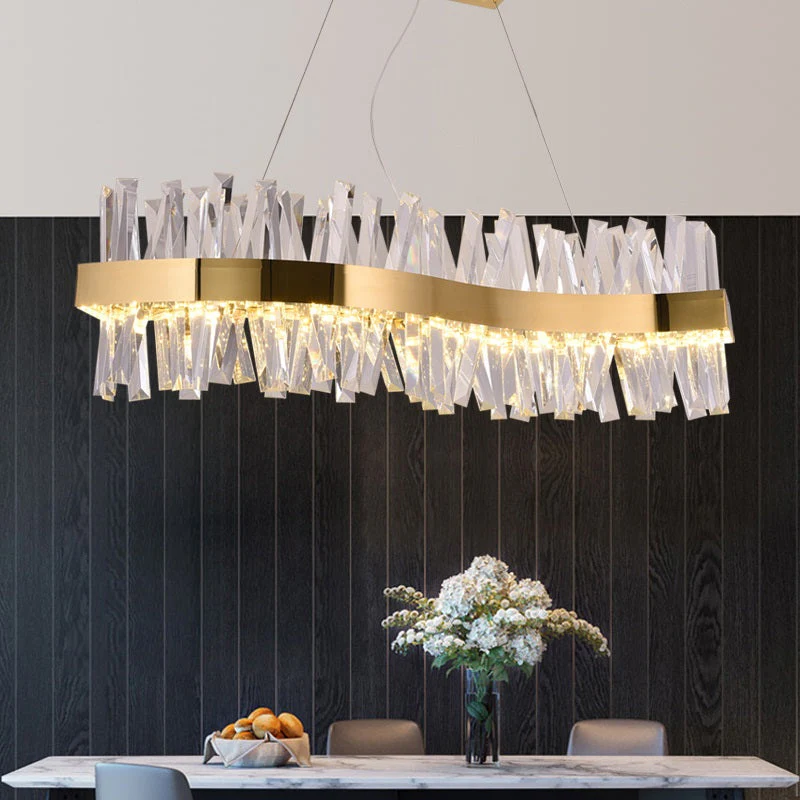 Arsenio Wave Crystal Chandelier - Image 4