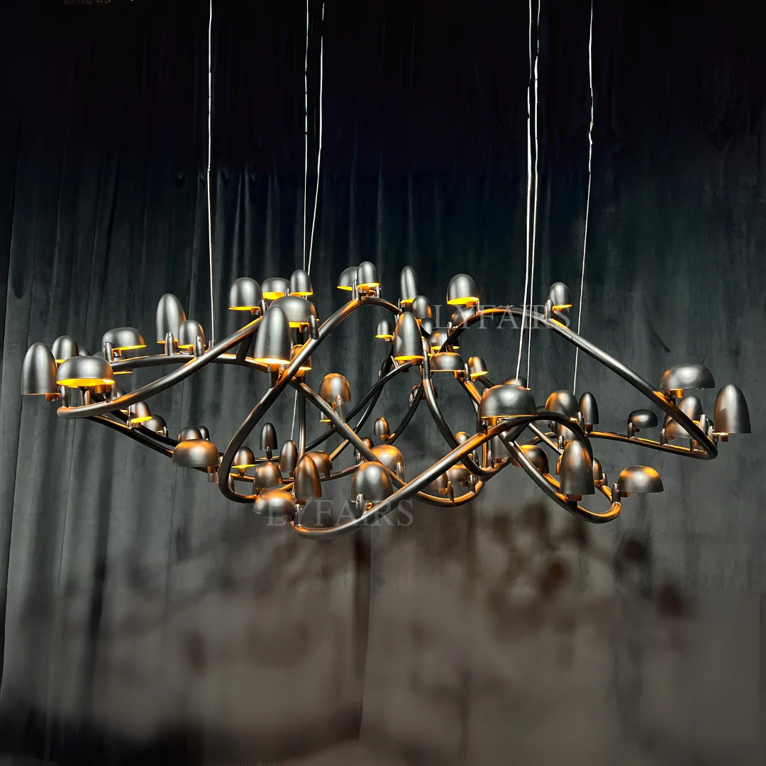 Art Design Mushroom Cluster Chandelier - Image 4
