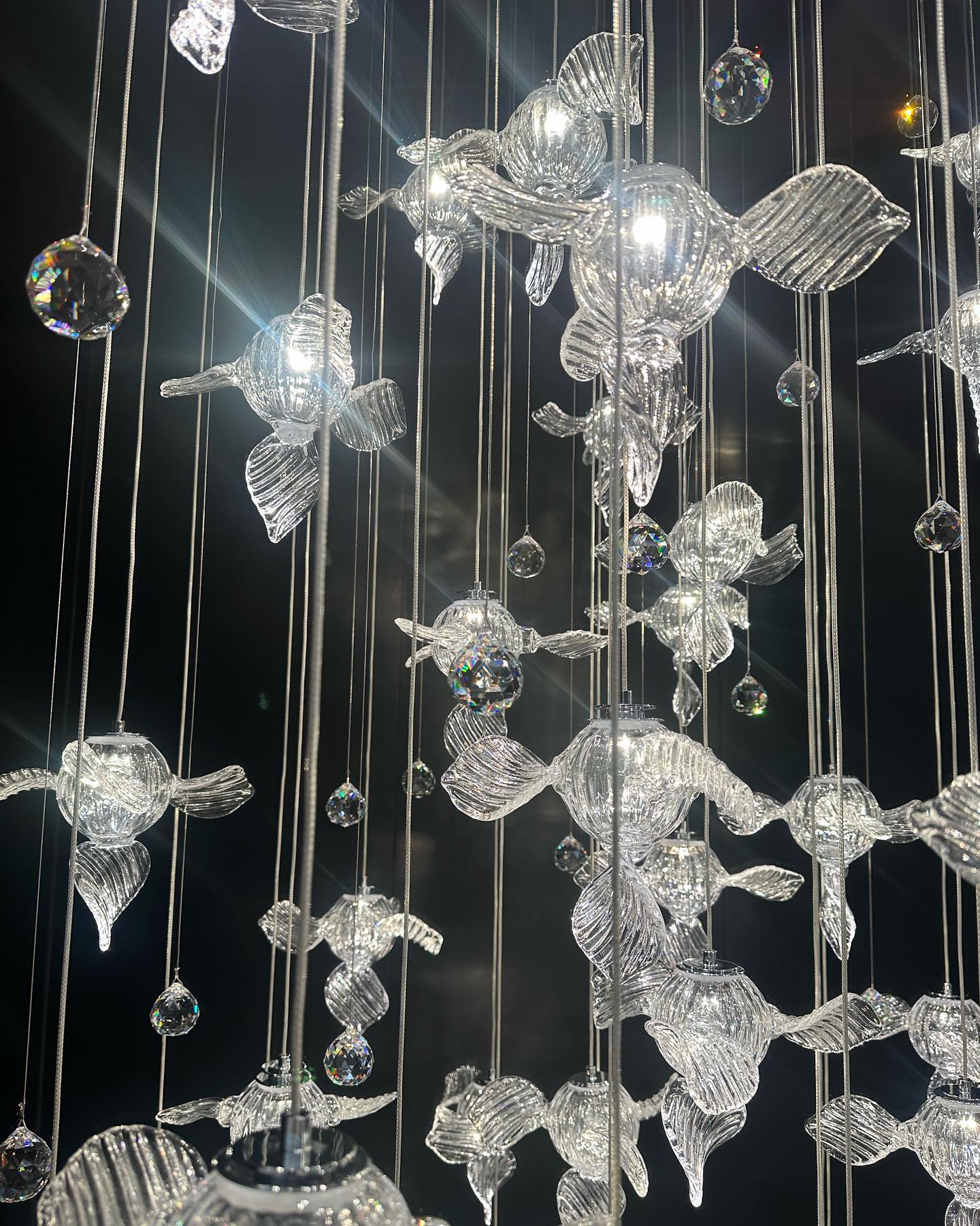 Modern Art Design Propeller-like Crystal Chandelier for Staircase/Villa/Foyer/High-ceiling Space - Image 6