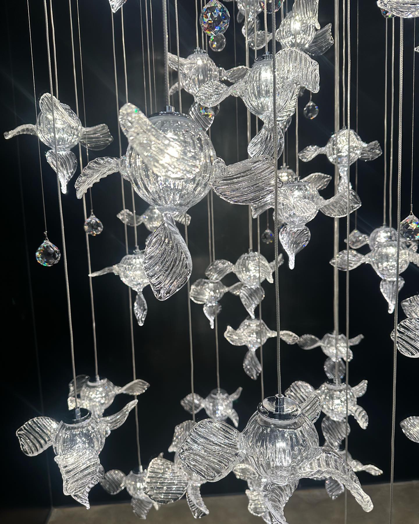 Modern Art Design Propeller-like Crystal Chandelier for Staircase/Villa/Foyer/High-ceiling Space - Image 7