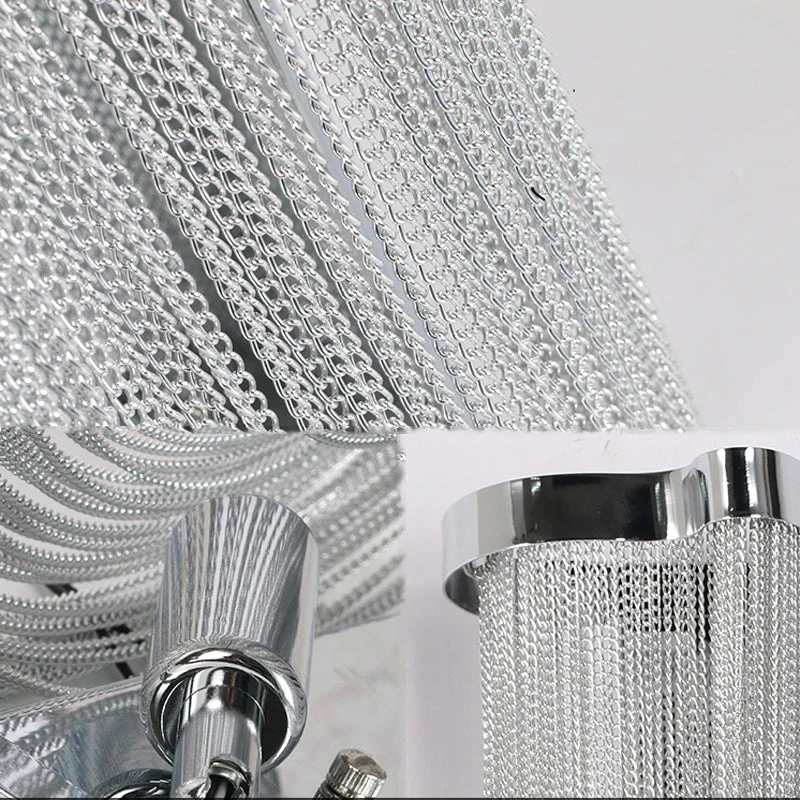 Ashlee Aluminum Chain Tassel Wall Sconce - Image 11