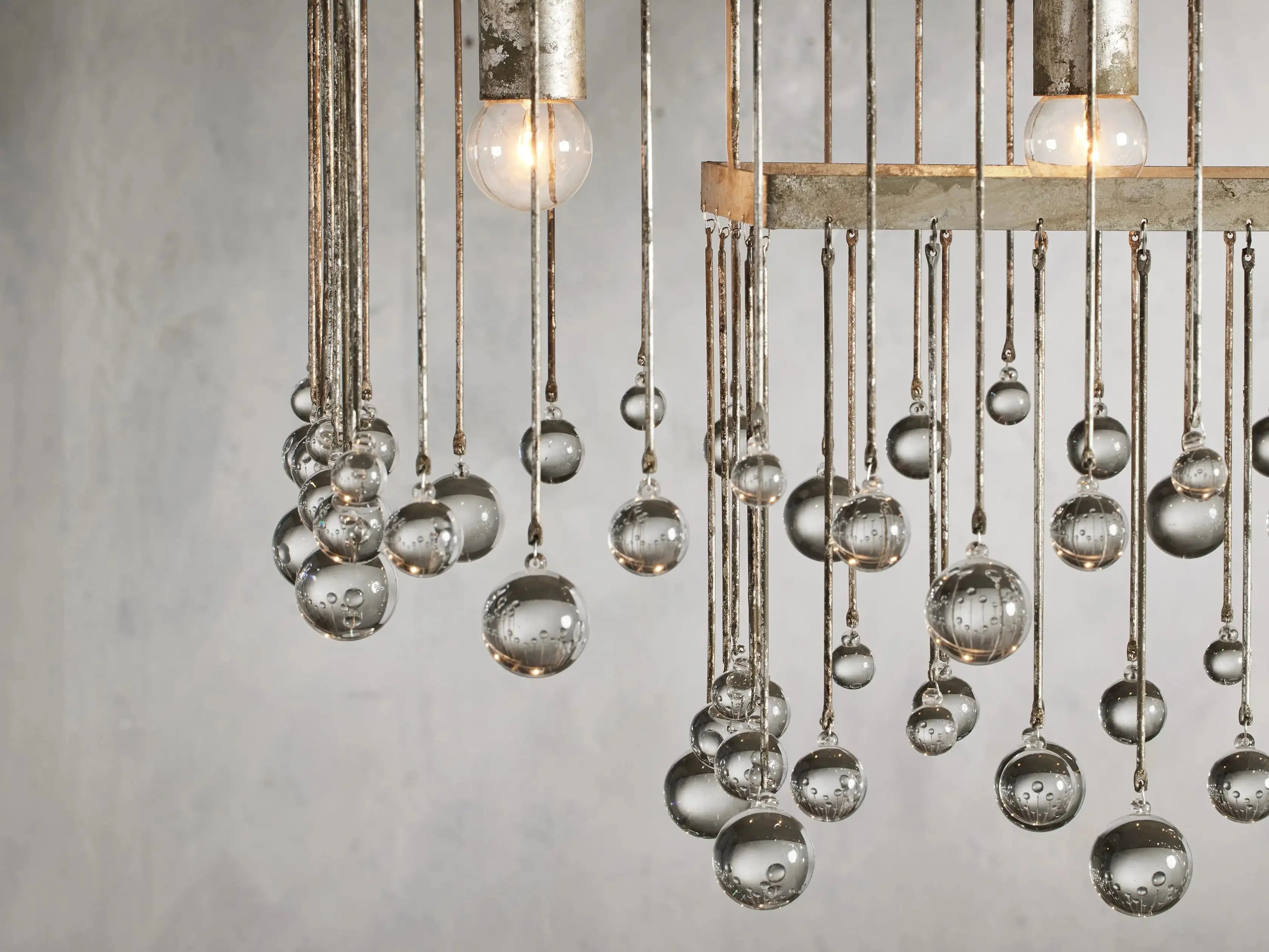 Aubrey Crystal Ball Rectangular Chandelier 47'' 60'' - Image 20