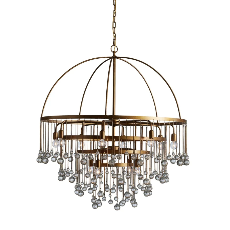 Aubrey Modern Crystal Ball 4 Tier Chandelier - Image 10