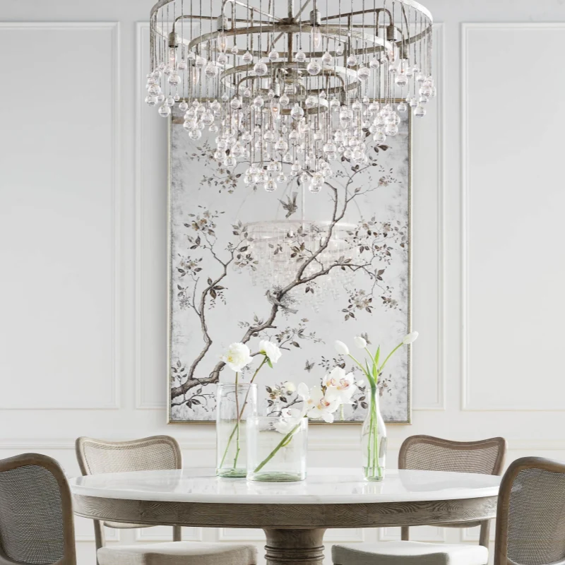 Aubrey Modern Crystal Ball 4 Tier Chandelier - Image 11