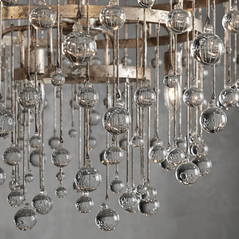 Aubrey Modern Crystal Ball 4 Tier Chandelier - Image 12