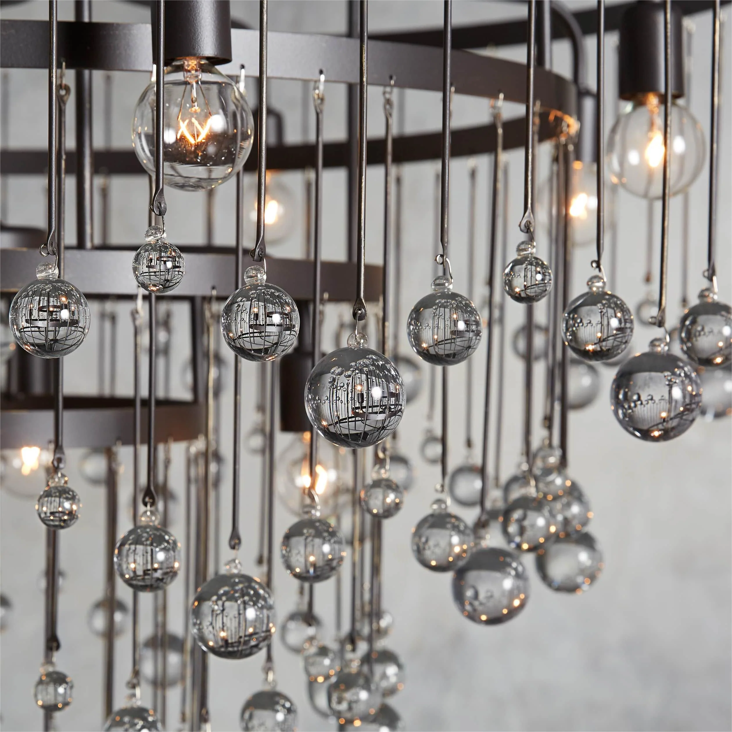 Aubrey Modern Crystal Ball 4 Tier Chandelier - Image 14