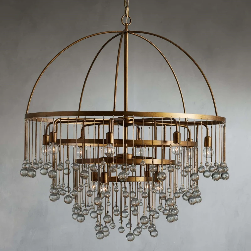 Aubrey Modern Crystal Ball 4 Tier Chandelier - Image 15