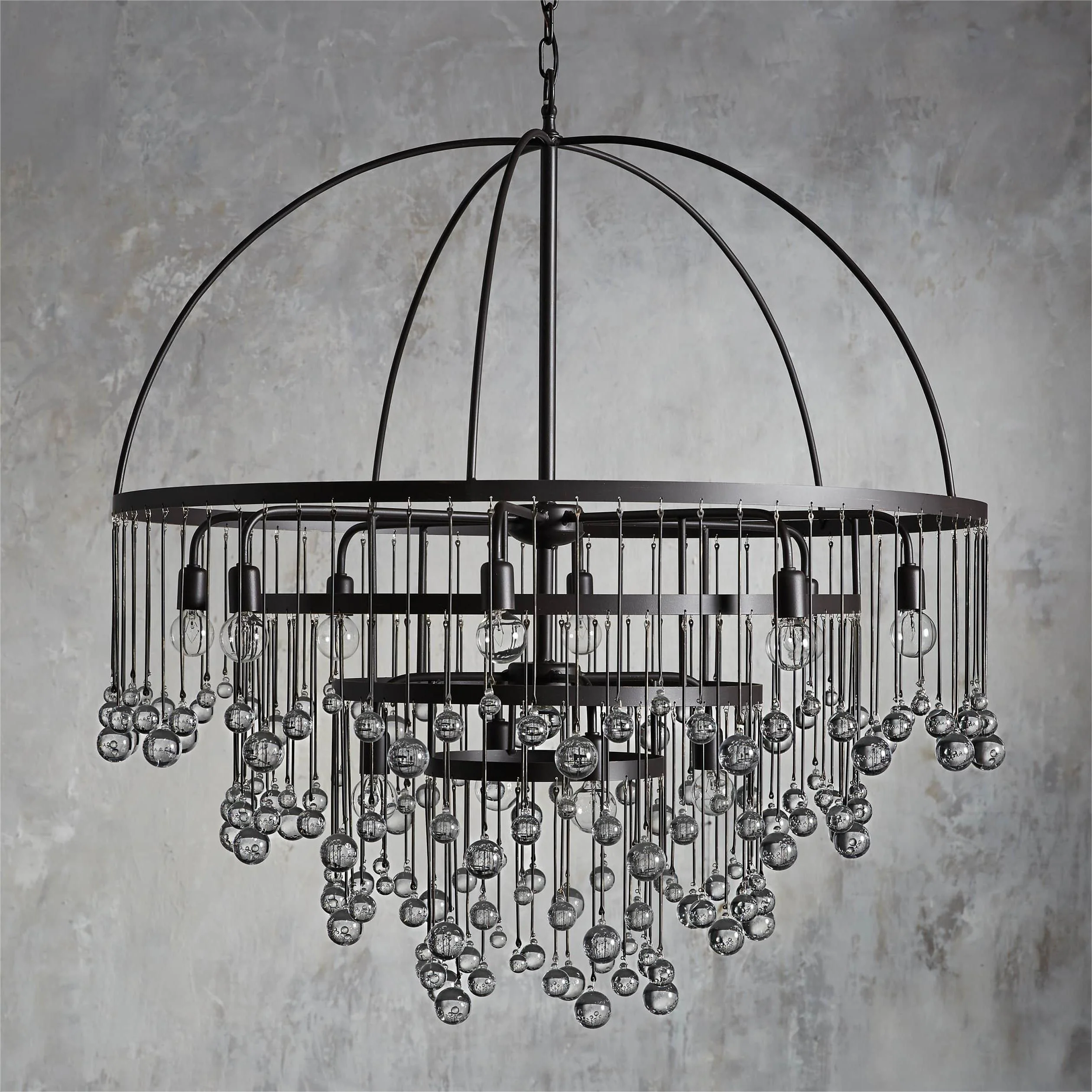 Aubrey Modern Crystal Ball 4 Tier Chandelier - Image 18