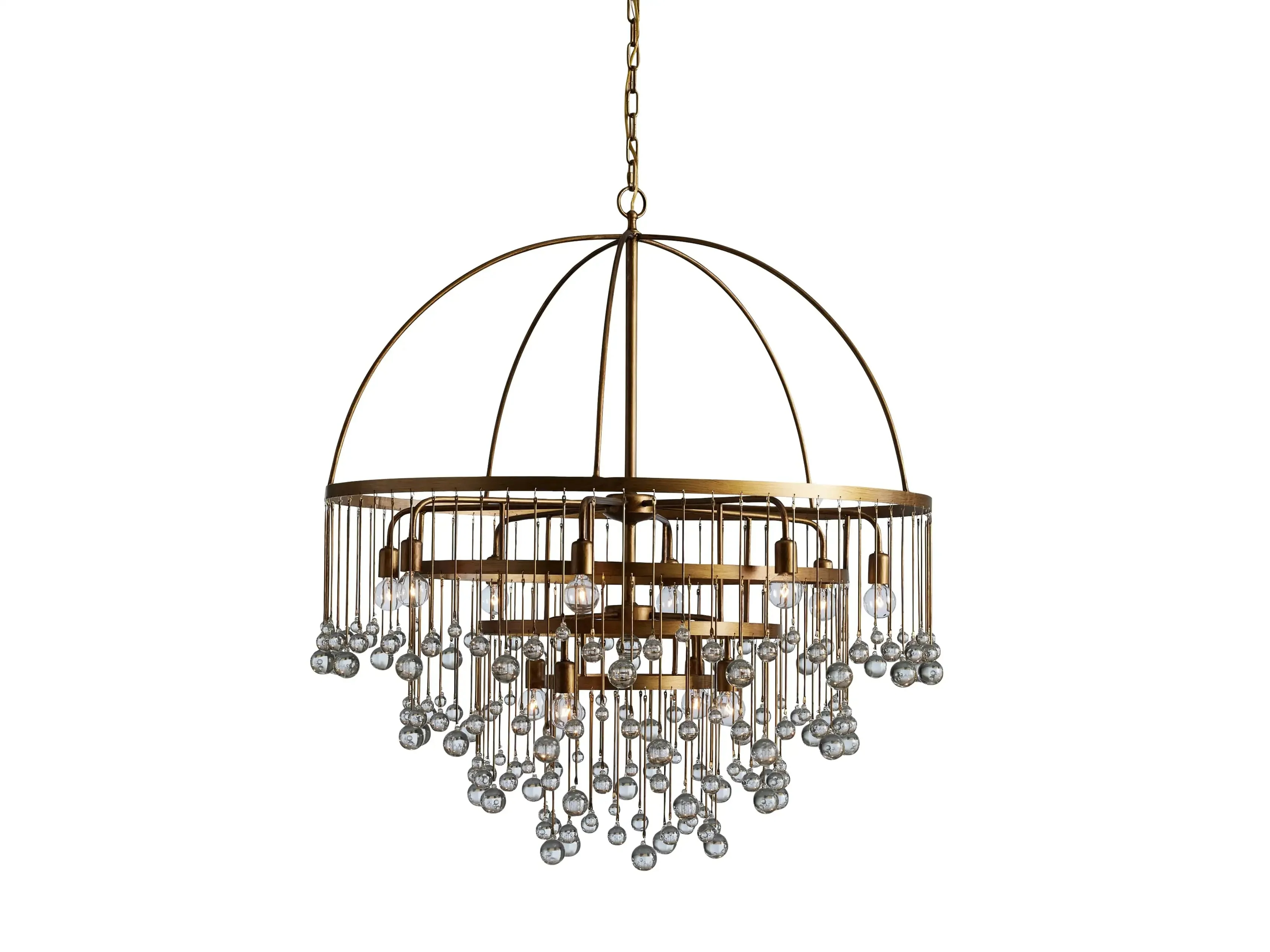 Aubrey Modern Crystal Ball 4 Tier Chandelier - Image 5