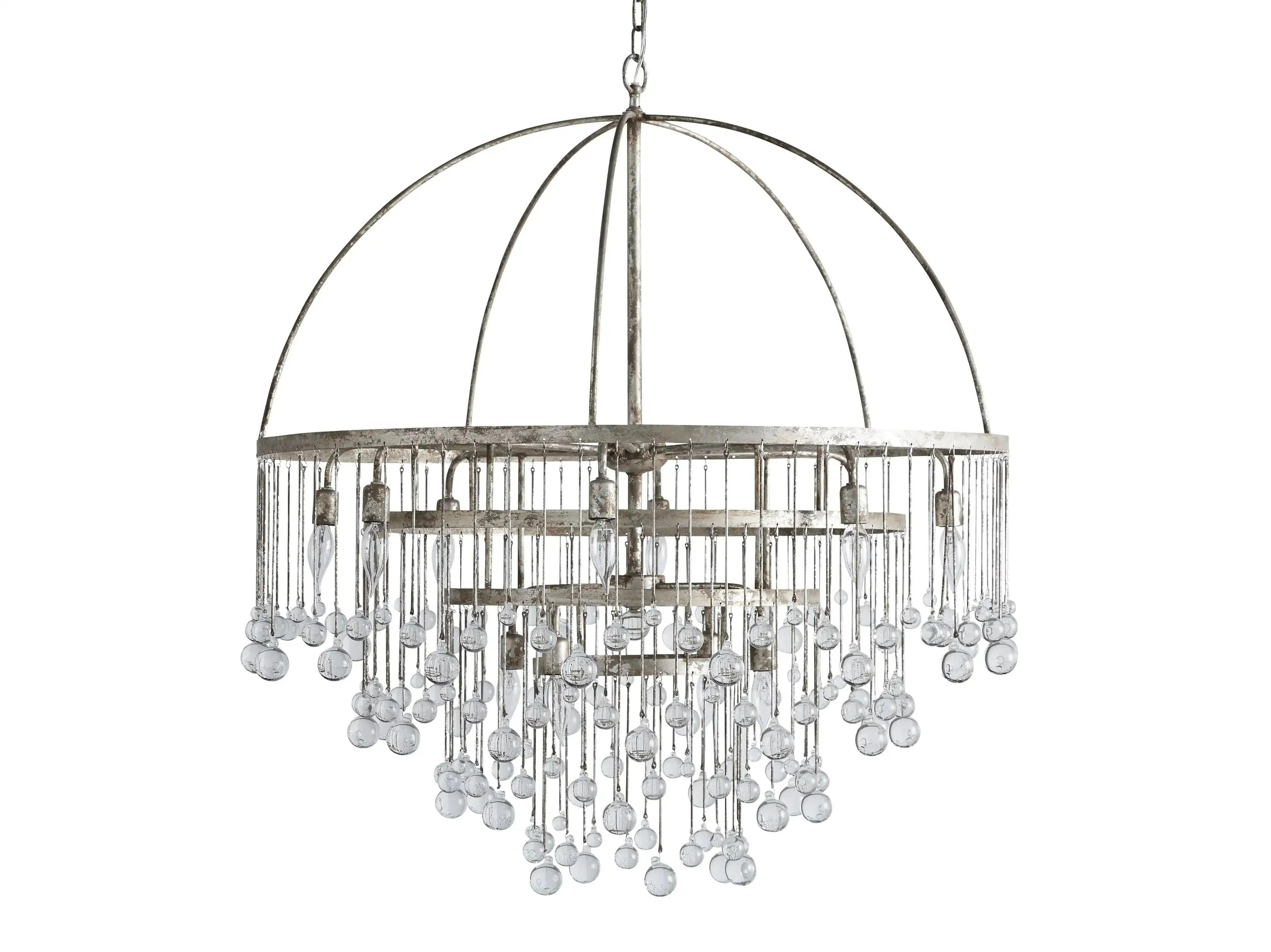 Aubrey Modern Crystal Ball 4 Tier Chandelier - Image 6